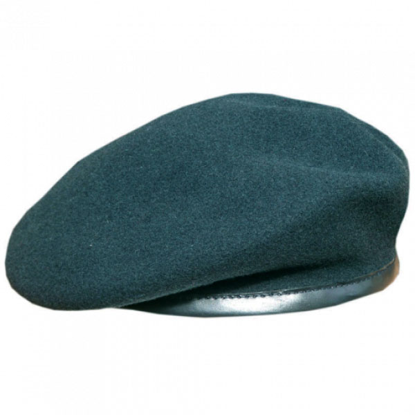 Baret Landmacht leren rand 
